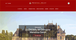 Desktop Screenshot of chateau-menetou-salon.com